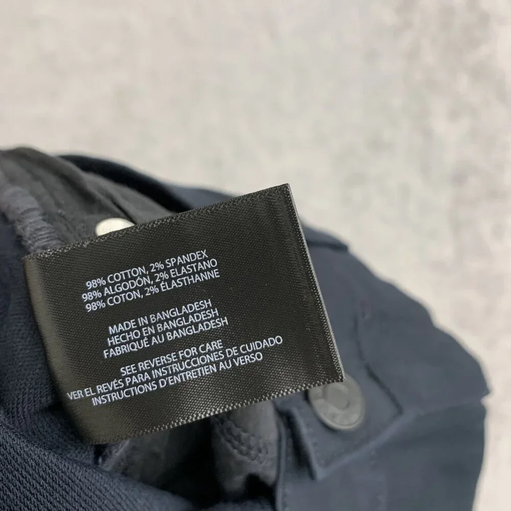 Banana Republic Men's 30x32 Black 5-Pocket Pants Cotton-Blend G1922